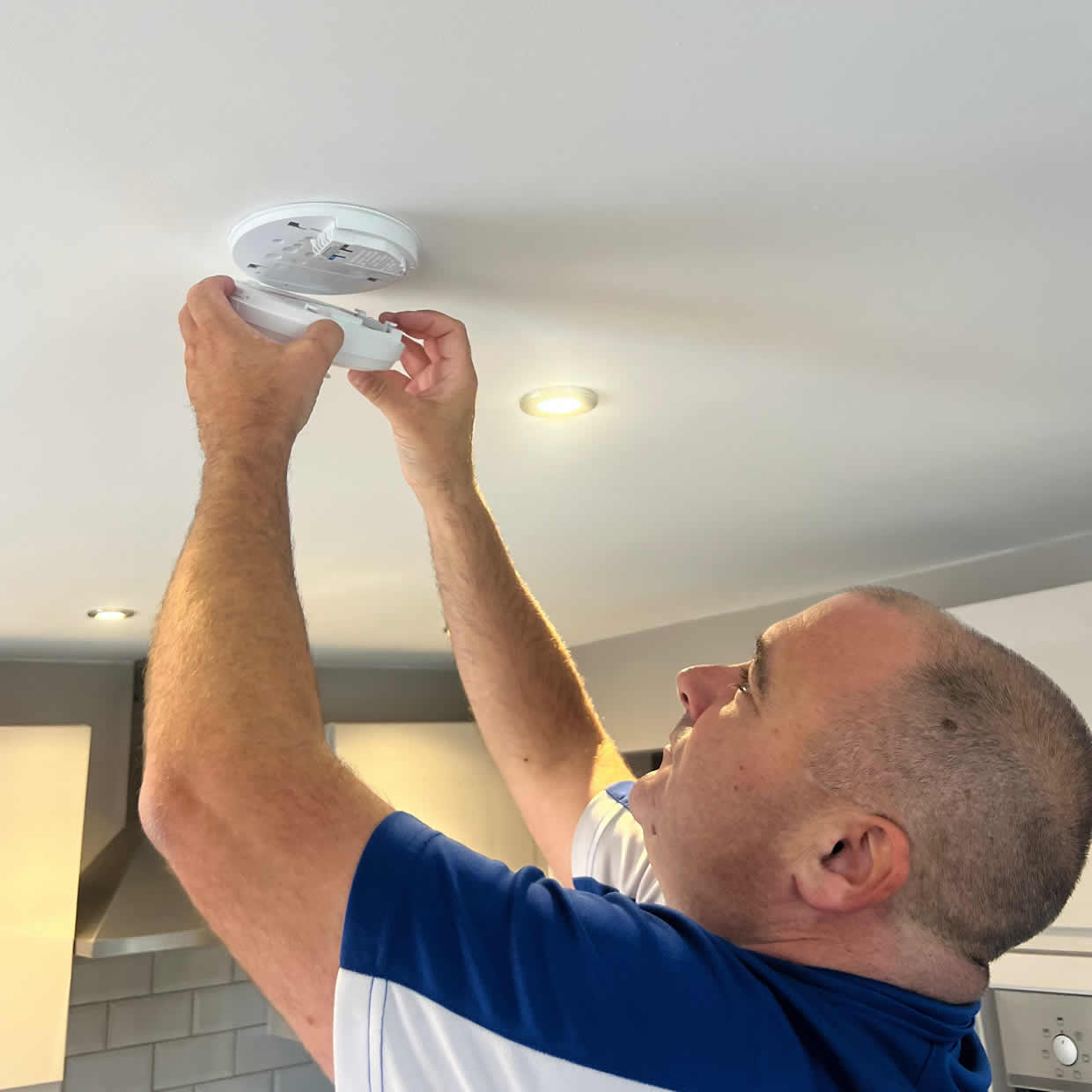Professional smoke and heat alarm installation in Chadderton
